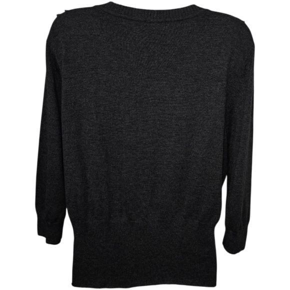 NWT Worthington Ruffled Button Up Cardigan - Picture 2 of 3